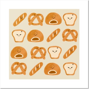 Angry breads Posters and Art